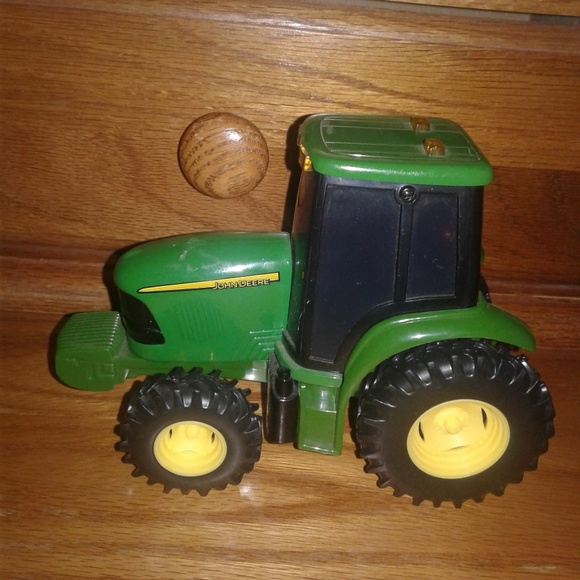 John Deere Tractor Push Toy - Picture 4 of 8